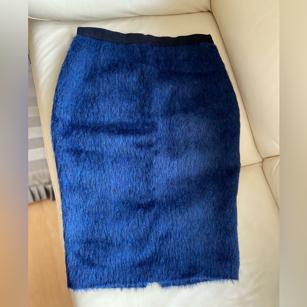 Obakki alpaca mohair wool blend pencil skirt